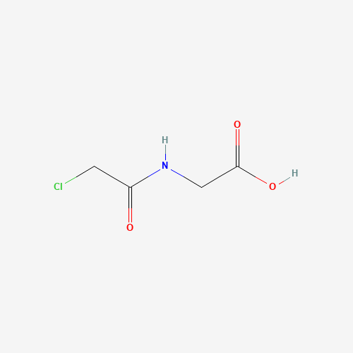 N-CHLOROACETYLGLYCINE (CAS: 6319-96-6) - Chemical Structure and Molecular Formula 