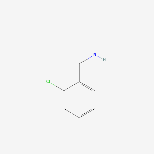 N-(2-CHLOROBENZYL)-N-METHYLAMINE (CAS: 94-64-4) - Chemical Structure and Molecular Formula 
