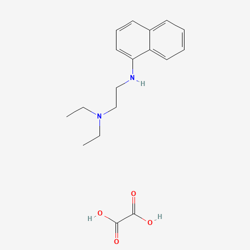 N-(2-DIETHYLAMINOETHYL)-1-NAPHTHYLAMINE OXALATE (CAS: 29473-53-8) - Chemical Structure and Molecular Formula 