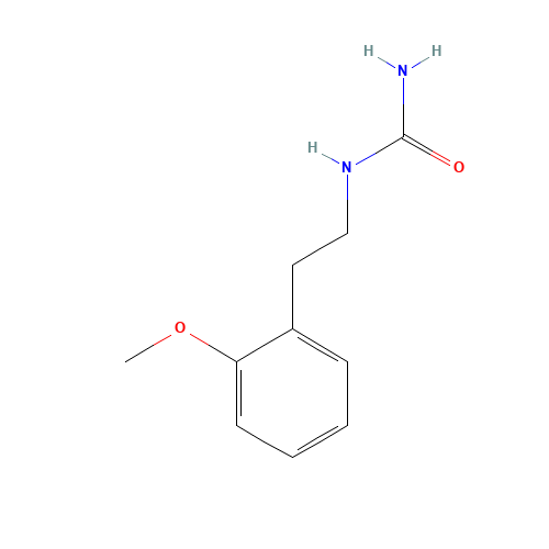 N-(2-METHOXYPHENETHYL)UREA (CAS: 69226-62-6) - Chemical Structure and Molecular Formula 