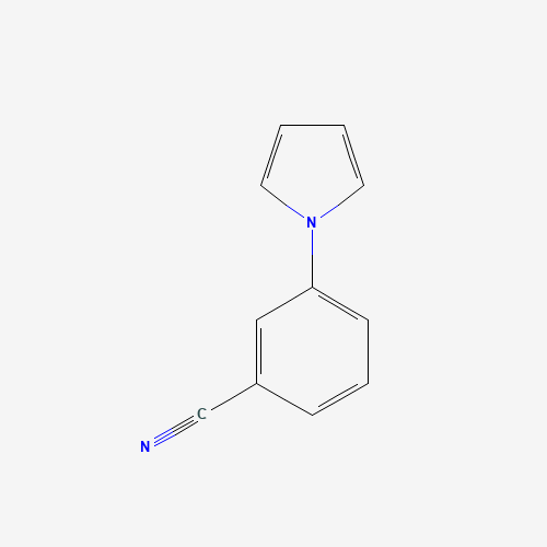 N-(3-CYANOPHENYL)PYRROLE (CAS: 175134-98-2) - Chemical Structure and Molecular Formula 