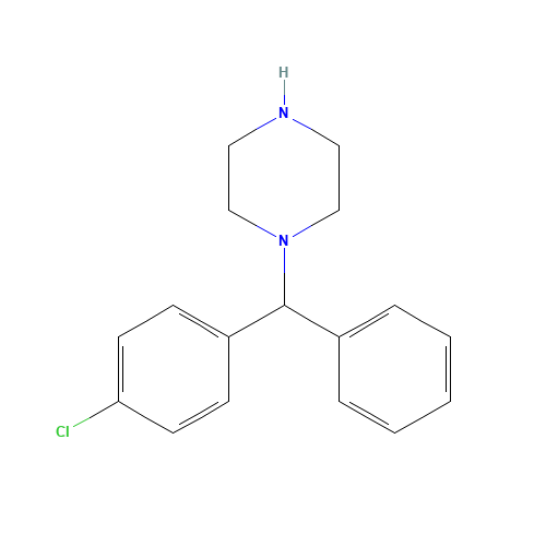 1-(4-Chlorobenzhydryl)piperazine (CAS: 303-26-4) - Related Chemical Product