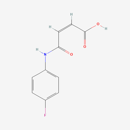 N-(4-FLUOROPHENYL)MALEAMIC ACID (CAS: 780-05-2) - Chemical Structure and Molecular Formula 