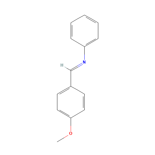 N-(4-METHOXYBENZYLIDENE)ANILINE (CAS: 836-41-9) - Related Chemical Product