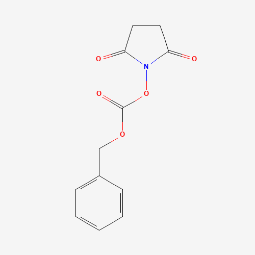 N-(Benzyloxycarbonyloxy)succinimide (CAS: 13139-17-8) - Chemical Structure and Molecular Formula 