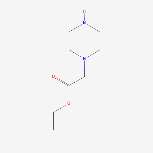 1-(ETHOXYCARBONYLMETHYL)PIPERAZINE (CAS: 40004-08-8) - Chemical Structure and Molecular Formula 