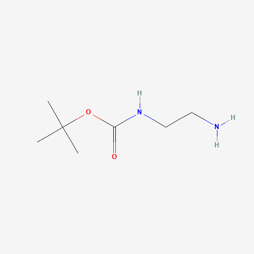N-Boc-Ethylenediamine (CAS: 57260-73-8) - Chemical Structure and Molecular Formula 