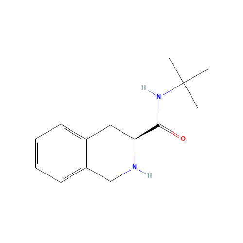 (S)-N-tert-Butyl-1,2,3,4-tetrahydroisoquinoline-3-carboxamide (CAS: 149182-72-9) - Related Chemical Product