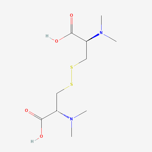 N,N,N',N'-TETRAMETHYL-L-CYSTINE (CAS: 38254-66-9) - Chemical Structure and Molecular Formula 