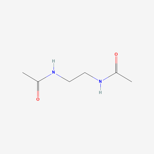 N,N'-DIACETYLETHYLENEDIAMINE (CAS: 871-78-3) - Chemical Structure and Molecular Formula 