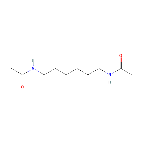 N,N'-DIACETYL-1,6-DIAMINOHEXANE (CAS: 3073-59-4) - Chemical Structure and Molecular Formula 