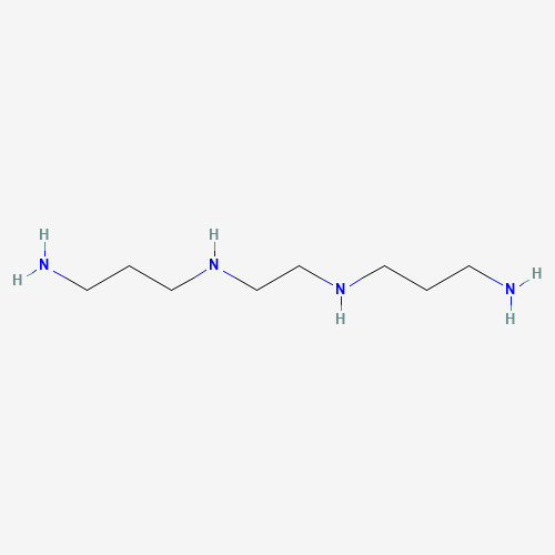 N,N'-BIS(3-AMINOPROPYL)ETHYLENEDIAMINE (CAS: 10563-26-5) - Chemical Structure and Molecular Formula 