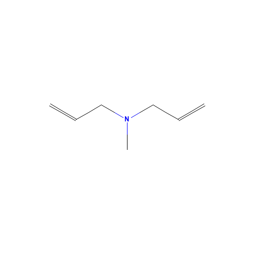 Methyldiallylamine (CAS: 2424-01-3) - Chemical Structure and Molecular Formula 