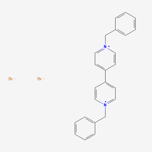 N,N'-Dibenzyl-4,4'-dipyridiniumdibromide (CAS: 27768-49-6) - Chemical Structure and Molecular Formula 