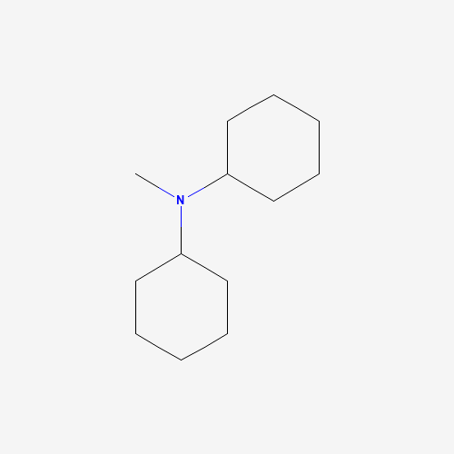 N,N-Dicyclohexylmethylamine (CAS: 7560-83-0) - Chemical Structure and Molecular Formula 