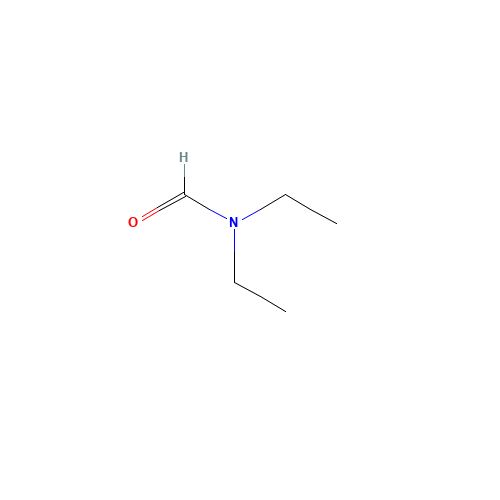 N,N-DIETHYLFORMAMIDE (CAS: 617-84-5) - Chemical Structure and Molecular Formula 