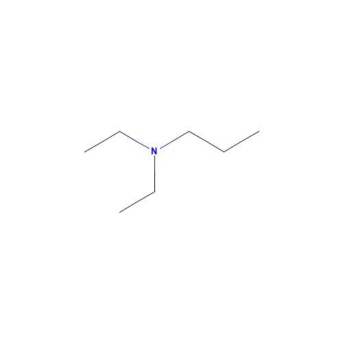 N-(N-PROPYL)DIETHYLAMINE (CAS: 4458-31-5) - Chemical Structure and Molecular Formula 