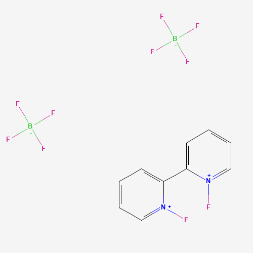 N,N'-DIFLUORO-2,2'-BIPYRIDINIUM BIS(TETRAFLUOROBORATE) (CAS: 178439-26-4) - Chemical Structure and Molecular Formula 