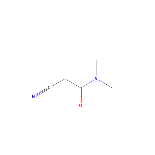 N,N-Dimethylcyanoacetamide (CAS: 7391-40-4) - Chemical Structure and Molecular Formula 