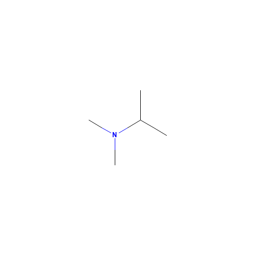 N,N-DIMETHYLISOPROPYLAMINE (CAS: 996-35-0) - Chemical Structure and Molecular Formula 