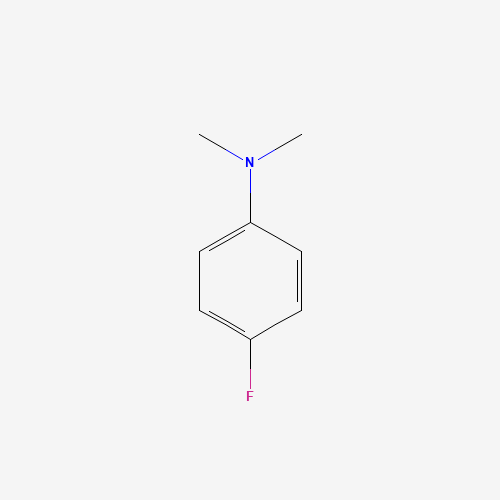 4-FLUORO-N,N-DIMETHYLANILINE (CAS: 403-46-3) - Chemical Structure and Molecular Formula 
