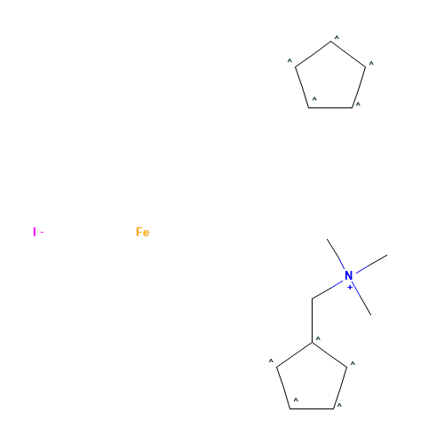 (FERROCENYLMETHYL)TRIMETHYLAMMONIUM IODIDE (CAS: 12086-40-7) - Related Chemical Product