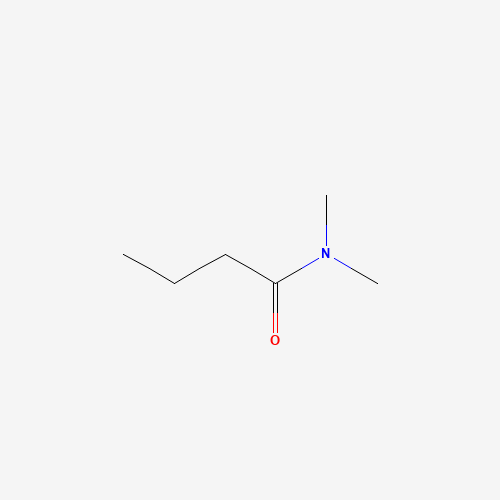 N,N-DIMETHYLBUTYRAMIDE (CAS: 760-79-2) - Chemical Structure and Molecular Formula 