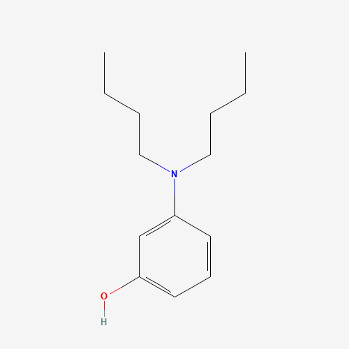 3-(Dibutylamino)phenol (CAS: 43141-69-1) - Chemical Structure and Molecular Formula 