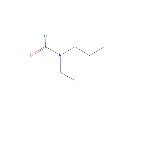 N,N-DI-N-PROPYLFORMAMIDE (CAS: 6282-00-4) - Chemical Structure and Molecular Formula 