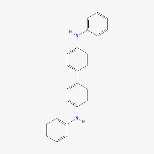 N,N'-Diphenylbenzidine (CAS: 531-91-9) - Chemical Structure and Molecular Formula 