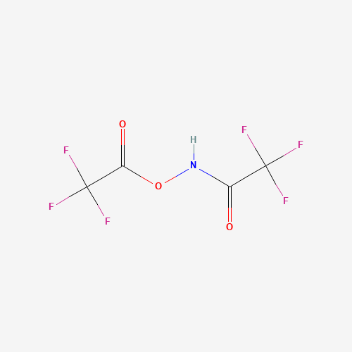 N,O-BIS(TRIFLUOROACETYL)HYDROXYLAMINE (CAS: 684-78-6) - Chemical Structure and Molecular Formula 
