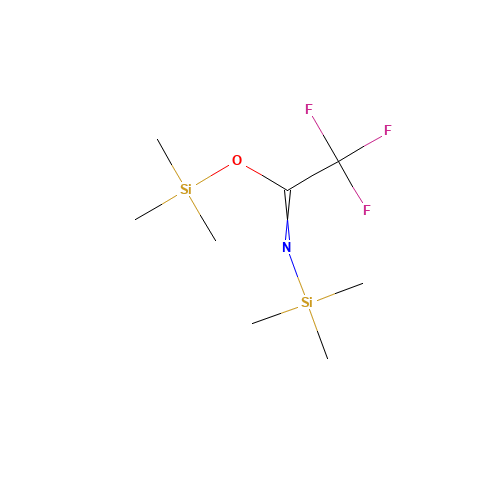 Bis(trimethylsilyl)trifluoroacetamide (CAS: 25561-30-2) - Chemical Structure and Molecular Formula 