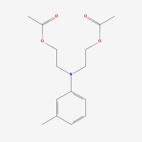 2,2'-((3-Methylphenyl)imino)bisethyl diacetate (CAS: 21615-36-1) - Chemical Structure and Molecular Formula 