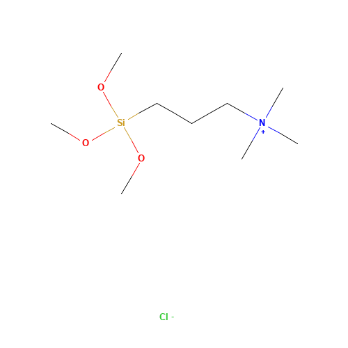 N-TRIMETHOXYSILYLPROPYL-N,N,N-TRIMETHYLAMMONIUM CHLORIDE (CAS: 35141-36-7) - Related Chemical Product