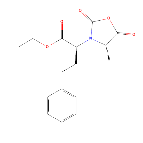 Ethyl (S)-2-[(S)-4-methyl-2,5-dioxo-1,3-oxazolidin-3-yl]-4-phenylbutyrate (CAS: 84793-24-8) - Related Chemical Product