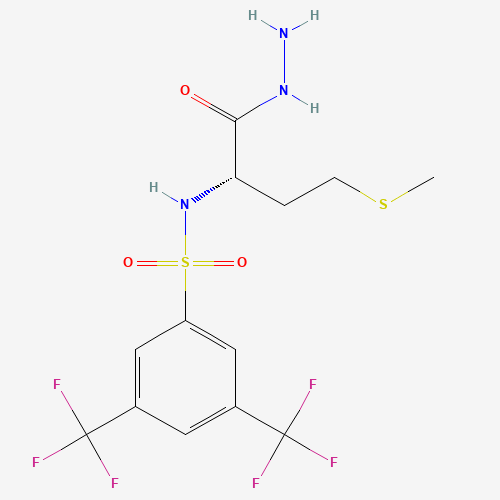 N-[3,5-BIS(TRIFLUOROMETHYL)BENZENESULPHONYL]-L-METHIONYL HYDRAZIDE (CAS: 175202-22-9) - Related Chemical Product