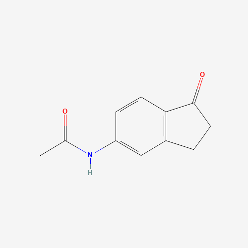 N1-(1-OXO-2,3-DIHYDRO-1H-INDEN-5-YL)ACETAMIDE (CAS: 58161-35-6) - Chemical Structure and Molecular Formula 