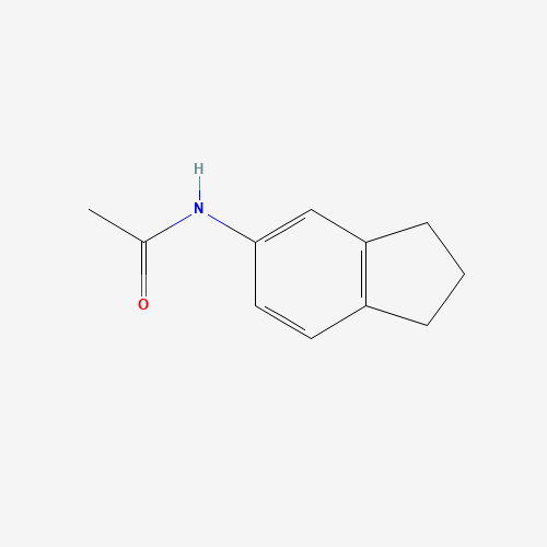 N1-(2,3-DIHYDRO-1H-INDEN-5-YL)ACETAMIDE (CAS: 59856-06-3) - Chemical Structure and Molecular Formula 