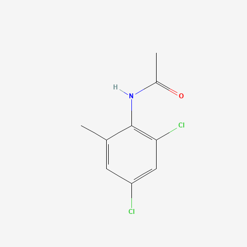 2,4-DICHLORO-6-METHYLACETANILIDE (CAS: 61655-97-8) - Chemical Structure and Molecular Formula 
