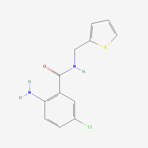 N1-(2-THIENYLMETHYL)-2-AMINO-5-CHLOROBENZAMIDE (CAS: 218158-01-1) - Chemical Structure and Molecular Formula 