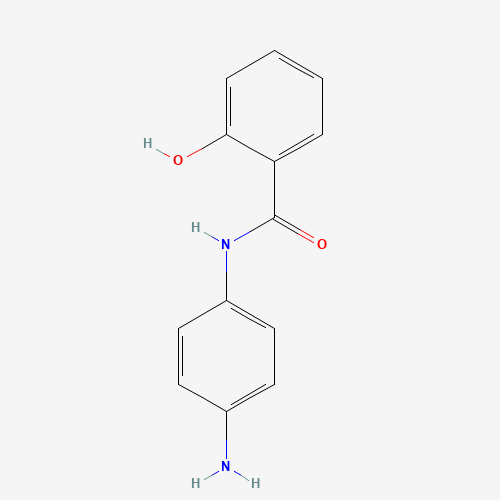 N-(4-AMINO-PHENYL)-2-HYDROXY-BENZAMIDE (CAS: 3679-65-0) - Chemical Structure and Molecular Formula 