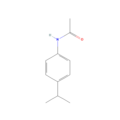 4-ISOPROPYLACETANILIDE (CAS: 5702-74-9) - Chemical Structure and Molecular Formula 