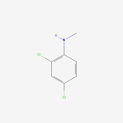 N1-METHYL-2,4-DICHLOROANILINE (CAS: 35113-88-3) - Chemical Structure and Molecular Formula 