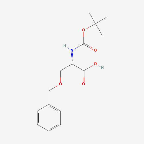 N-BOC-O-Benzyl-L-serine (CAS: 23680-31-1) - Chemical Structure and Molecular Formula 