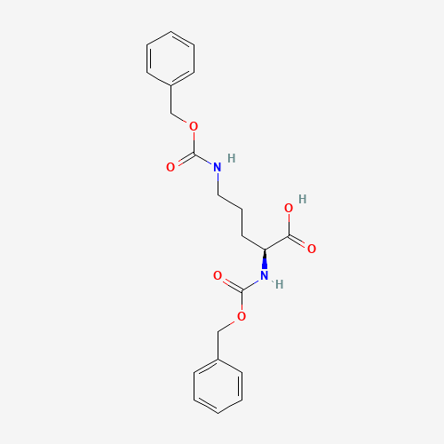 Z-ORN(Z)-OH (CAS: 2274-58-0) - Chemical Structure and Molecular Formula 