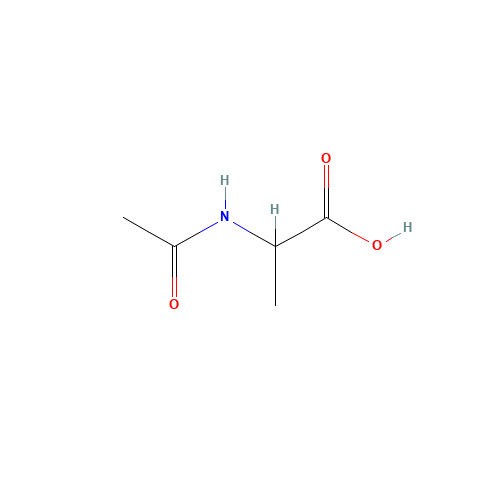 2-Acetylamino-propionic acid (CAS: 1115-69-1) - Chemical Structure and Molecular Formula 