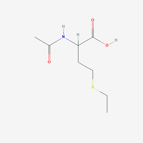 N-Acetyl-DL-ethionine (CAS: 57271-88-2) - Chemical Structure and Molecular Formula 