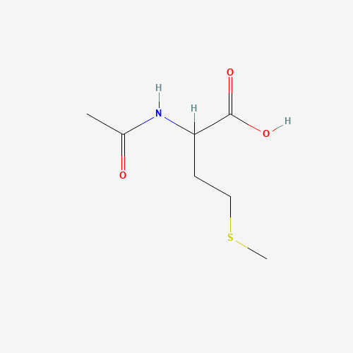 N-Acetyl-DL-methionine (CAS: 1115-47-5) - Chemical Structure and Molecular Formula 