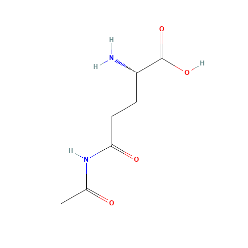N-Acetyl-L-glutamine (CAS: 35305-74-9) - Chemical Structure and Molecular Formula 