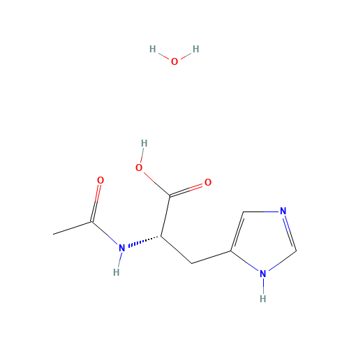 AC-HIS-OH H2O (CAS: 39145-52-3) - Chemical Structure and Molecular Formula 
